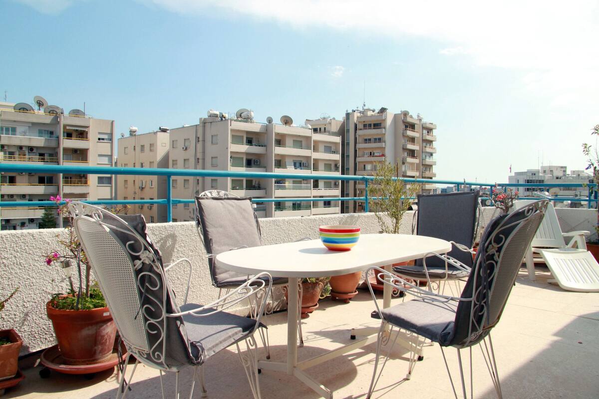 Cobertura, 3 quartos, vista para a cidade (Town Center) | Sacada