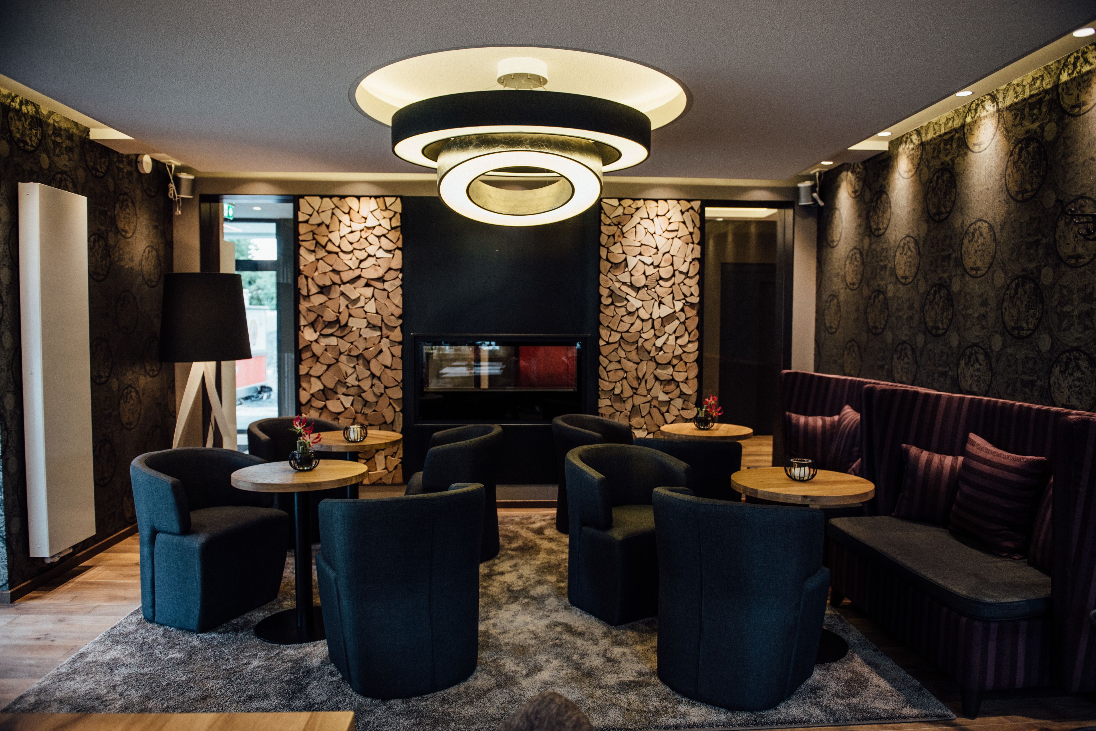 Sitteområde i lobbyen