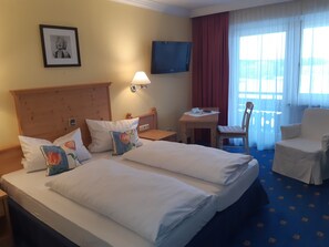 In-room safe, bed sheets - Schlossberghof Marzoll (Bad Reichenhall)