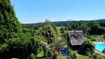 Blick von der Unterkunft