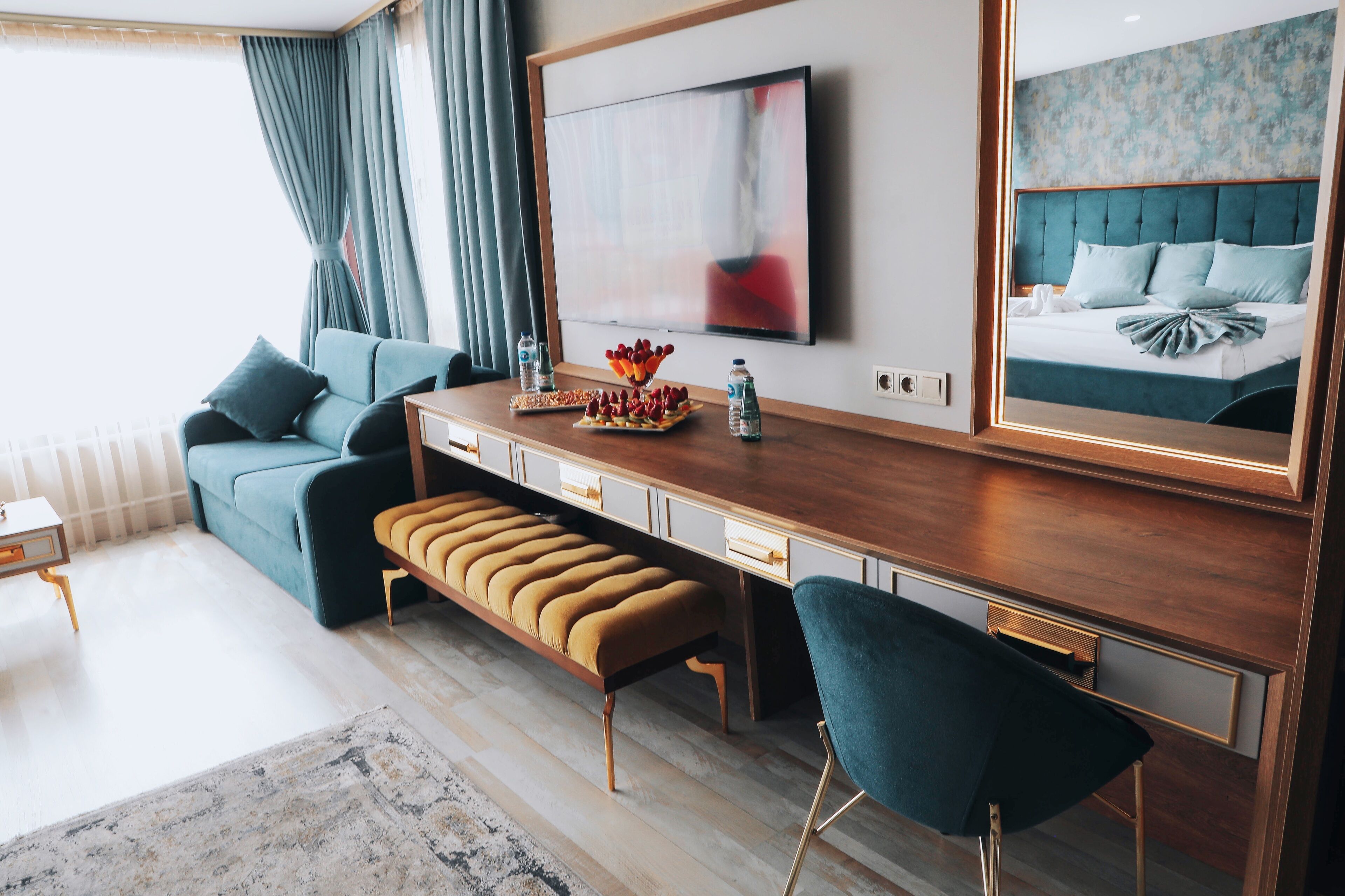 Suite Deluxe | 1 chambre, minibar, coffres-forts dans les chambres, bureau