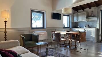 Apartment, 1 Bedroom (Loggia di Cora) | Individually furnished, blackout drapes, free WiFi, bed sheets