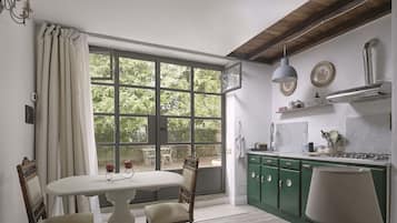 Duplex, 1 Bedroom (Casa di Castore) | Private kitchen | Fridge, stovetop, espresso maker, coffee/tea maker