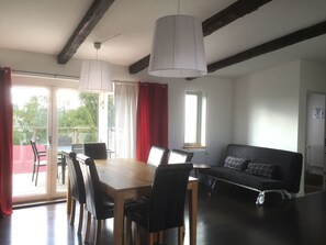 Penthouse, 1 Bedroom | Living room