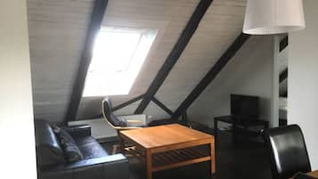 Penthouse, 1 Bedroom | Living room