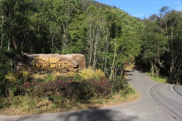 Voorkant van accommodatie