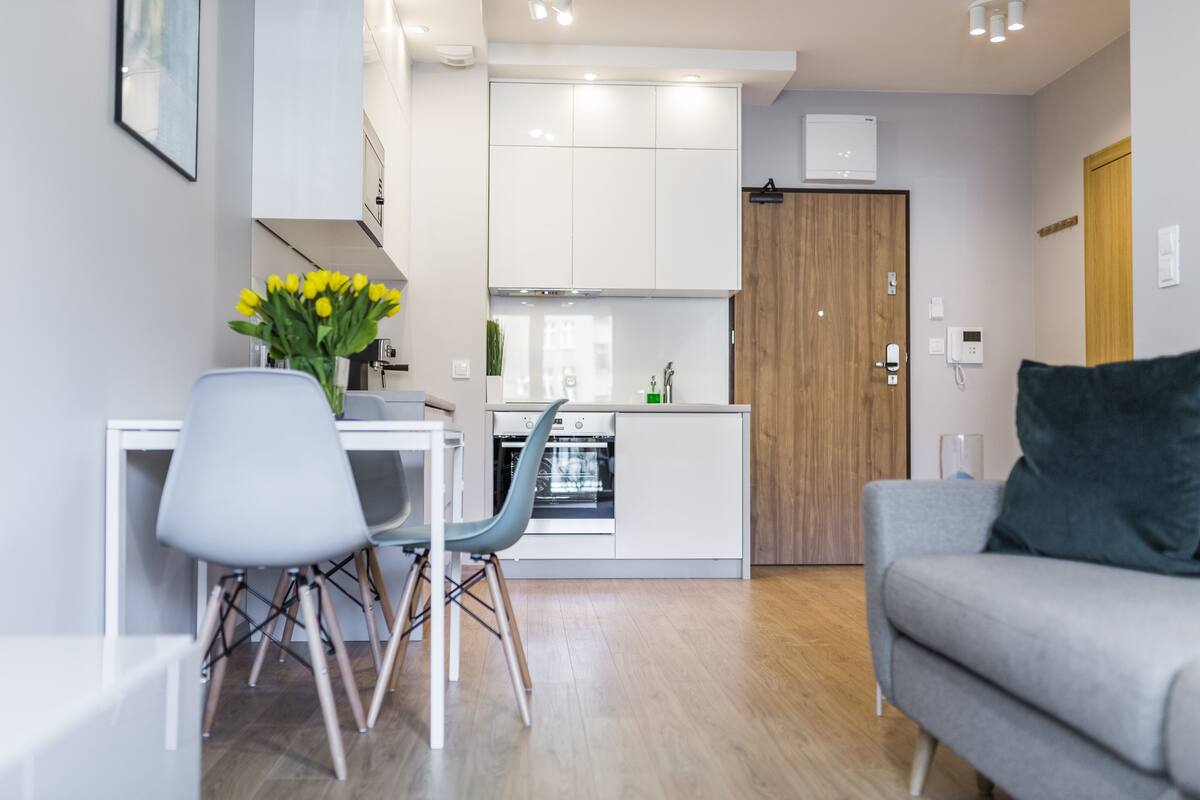 deluxe apartment, balcony | private kitchenette | fridge, microwave, oven, stovetop