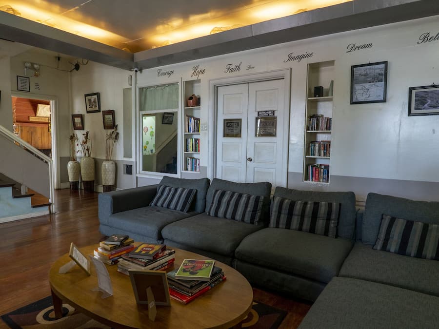 24-inch flat-screen TV with cable channels, TV