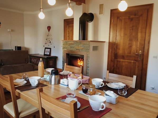 供應晚餐,法國料理