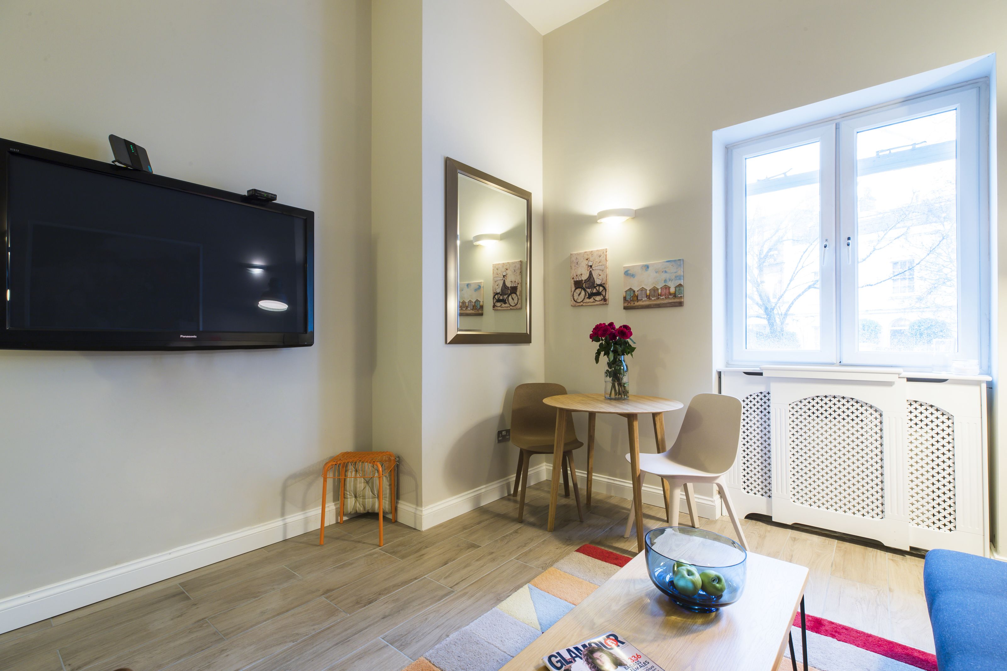 Apartment, 1 Bedroom | Living area | Flat-screen TV