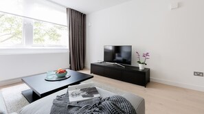 Apartment, 2 Bedrooms | Living area | Flat-screen TV - Craven Hill by Lime Street (London)