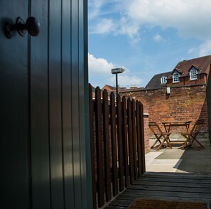 Habitación superior con 1 cama matrimonial o 2 individuales, baño en la habitación
