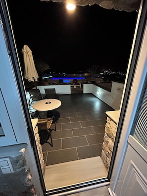 Apartment with Sea View | Terrace/patio - Aroma Cavas (Santorini)