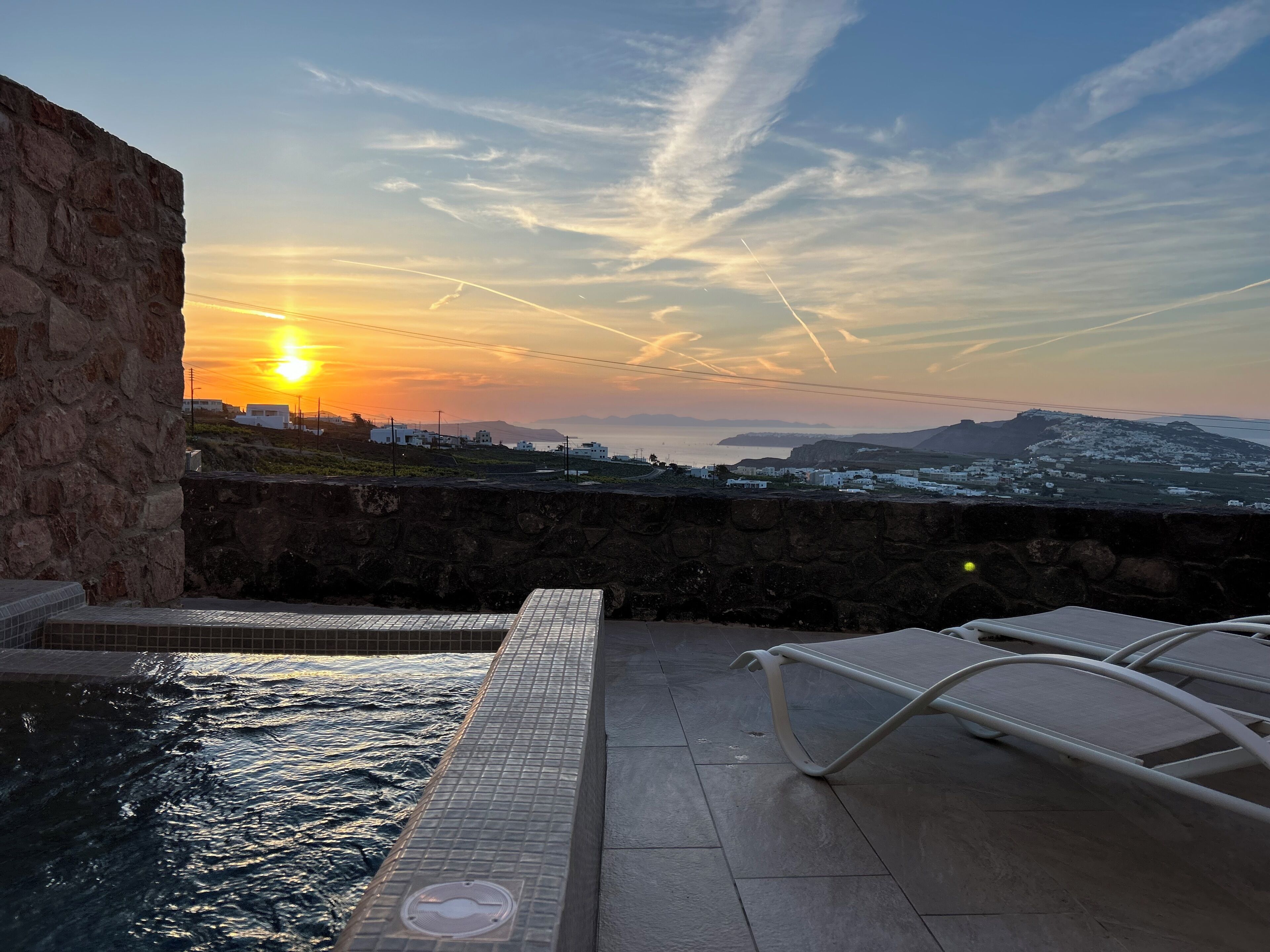 One Bedroom Apartment with Outdoor Hot Tub Sea and Sunset View | Terrace/patio