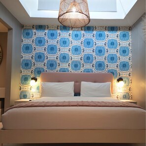 Quarto básico | 1 quarto, roupas de cama premium, camas com colchões pillow-top