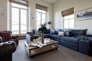 Apartment, 3 Bedrooms | Living area | Flat-screen TV