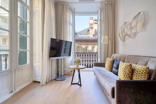 1 chambre, literie de qualité supérieure, couette en duvet d'oie