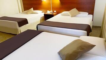 Family Triple Room, City View | Egyptian cotton sheets, premium bedding, memory foam beds