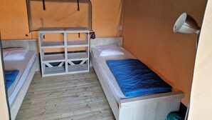 Telt – comfort | 2 soverom, wi-fi (inkludert) og sengetøy