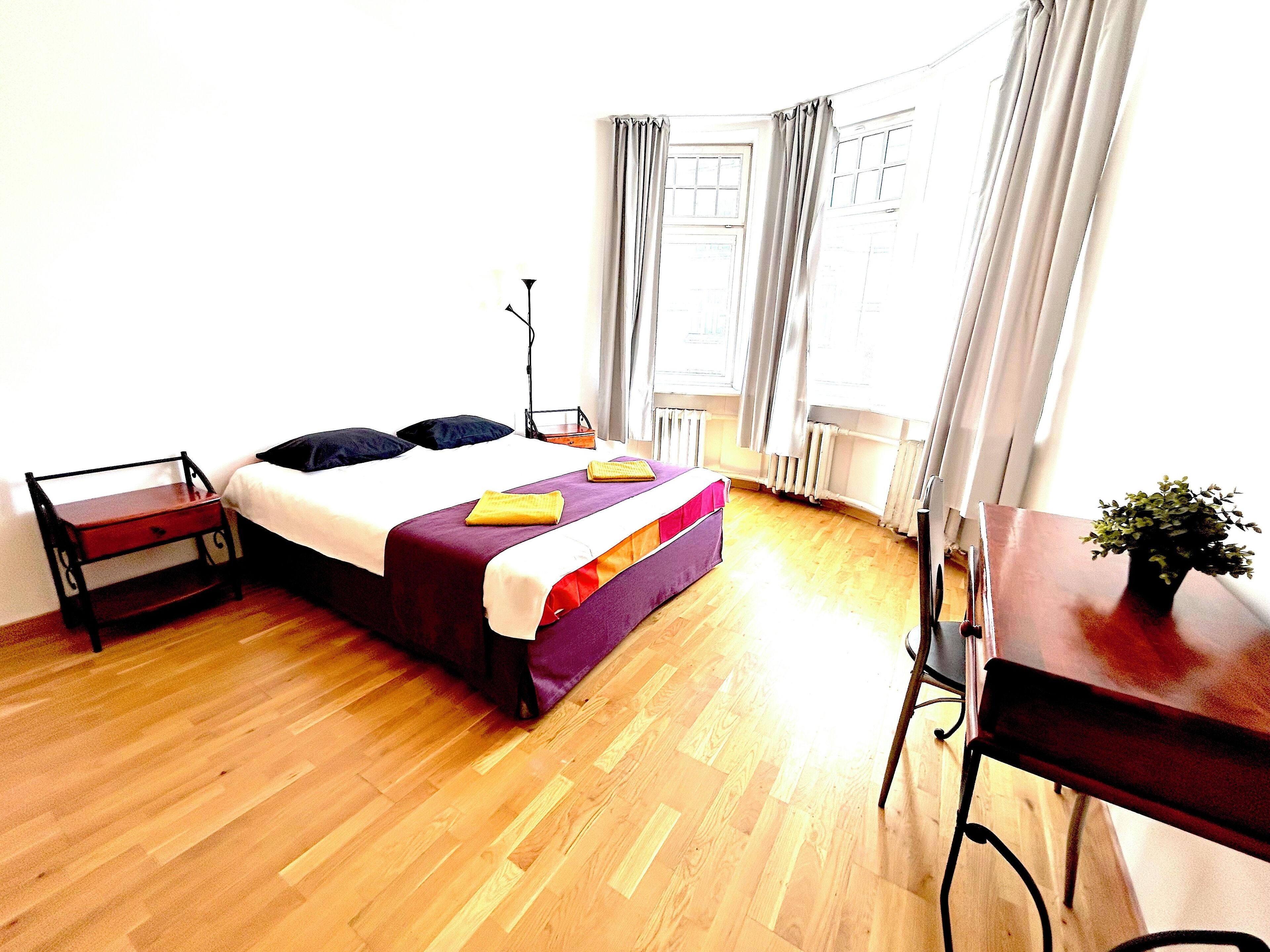 Comfort appartement, uitzicht op de stad | 2 slaapkamers, een laptopwerkplek, geluiddichte muren