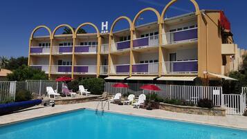 Voorkant van accommodatie