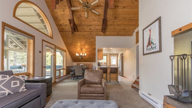 House | Living room | Flat-screen TV, fireplace - Big Sky - Stillwater Skyhouse C (Big Sky)