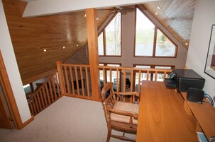 Televisión de pantalla plana, chimenea