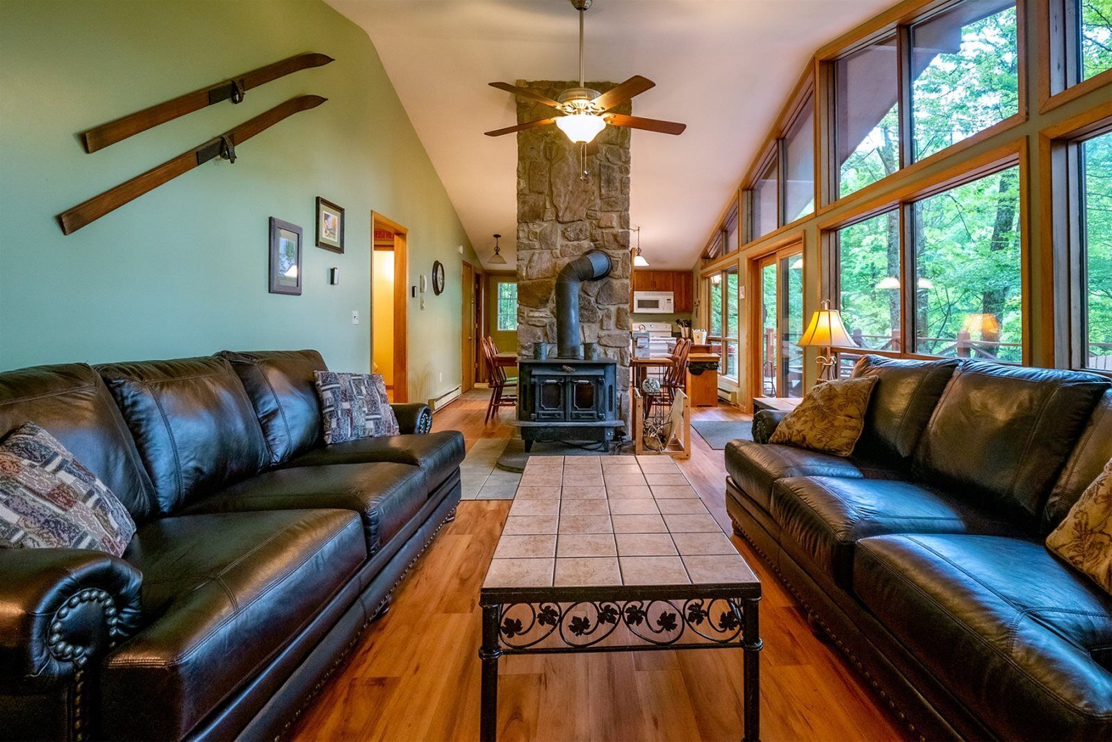 House | Living room | TV, fireplace, DVD player, table football