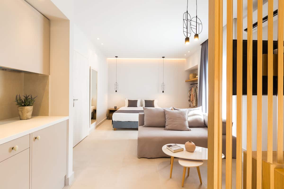 Junior Suite | 1 bedroom, Egyptian cotton sheets, premium bedding, in-room safe