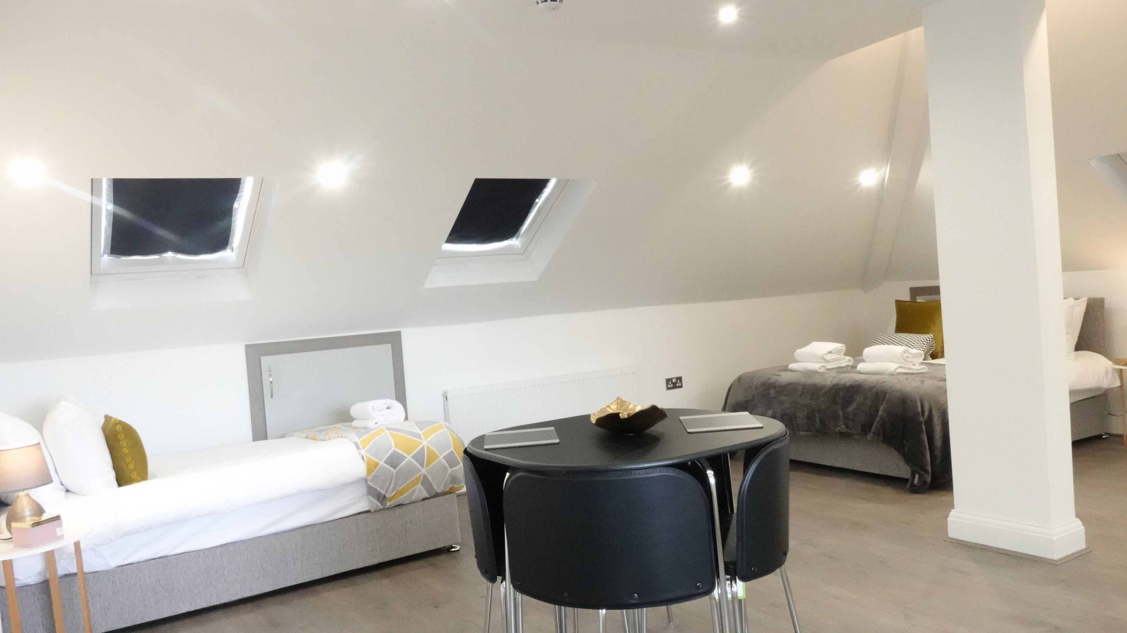 Elite Apartment, 1 Bedroom, Garden View (APT 4) | Bathroom | Deep-soaking bathtub, free toiletries, hair dryer, towels