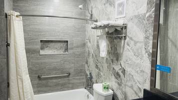 Free toiletries, towels