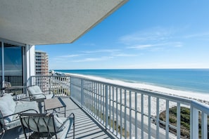 Condo, Multiple Beds, Balcony, Ocean View | Balcony - Emerald Dolphin unit 1220 - Two Bedroom Condo (Pensacola Beach)