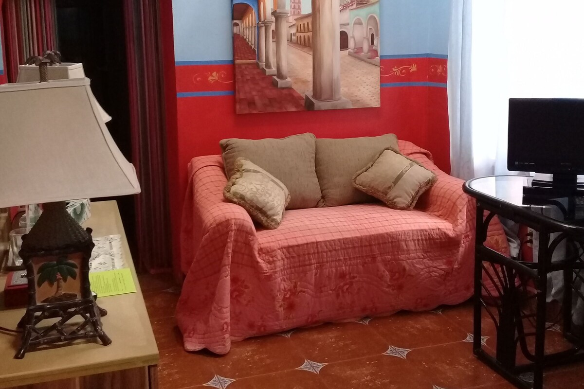 Deluxe Bungalow, 1 Queen Bed, Pool View | Premium bedding, individually decorated, individually furnished