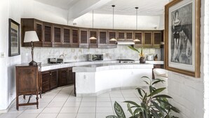 Villa, 3 Bedrooms, Non Smoking | Private kitchen | Coffee/tea maker, full-sized fridge, microwave, oven - Casa Galeria by Sergio Bustamante (Puerto Vallarta)