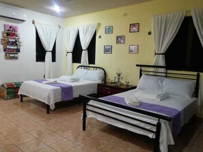 Laptop workspace, iron/ironing board, free WiFi, bed sheets