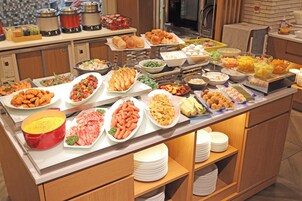 뷔페 아침 식사