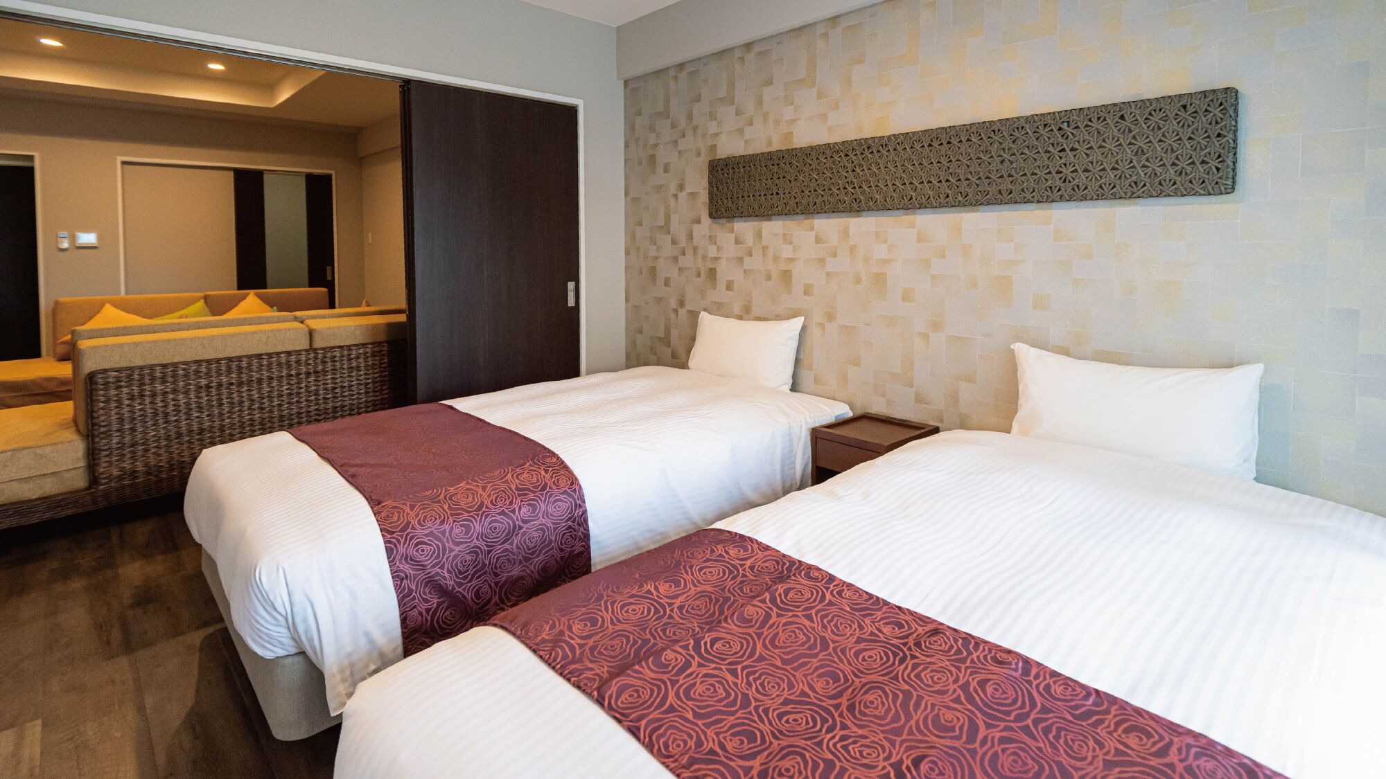 Down comforters, individually decorated, individually furnished