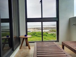 Sea View Double Room | Desk, blackout drapes, rollaway beds, free WiFi