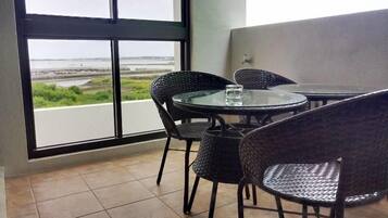 Sea View Quadruple Room | Desk, blackout drapes, rollaway beds, free WiFi