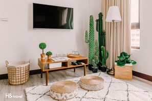 Habitación doble superior | Cortinas opacas, wifi gratis, ropa de cama