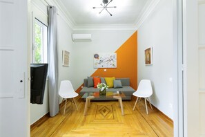 Apartamento (K3) | Área de estar | TV de tela plana