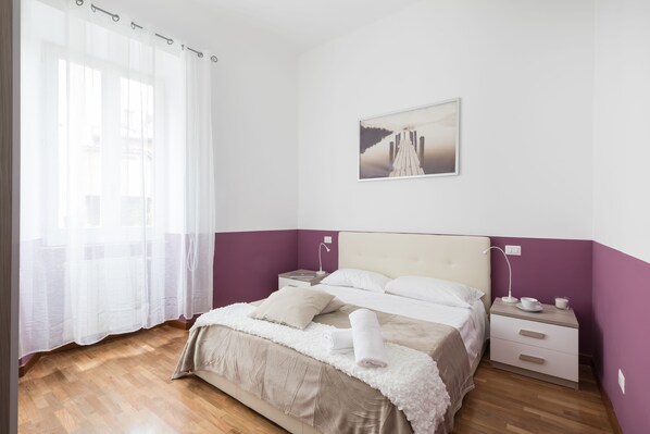 Apartment, 1 Bedroom | 1 bedroom, iron/ironing board, cribs/infant beds, free WiFi - A World Aparts - 105 Pellegrino (Rome)