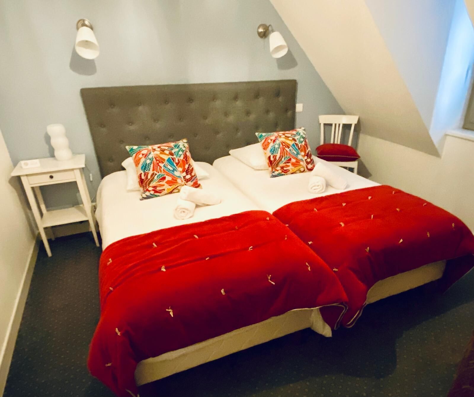 double room | desk, blackout curtains, soundproofing, iron/ironing board