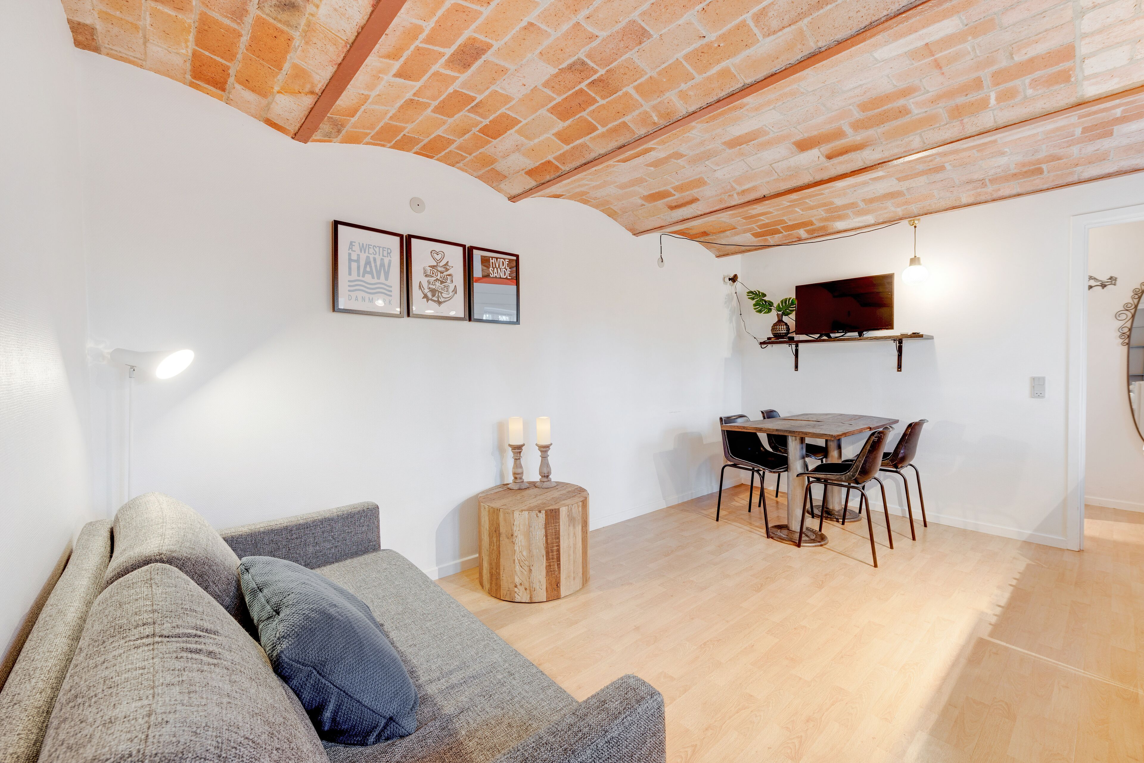 基本公寓, 1 間臥室 (4 persons, A) | 客廳 | 平面電視