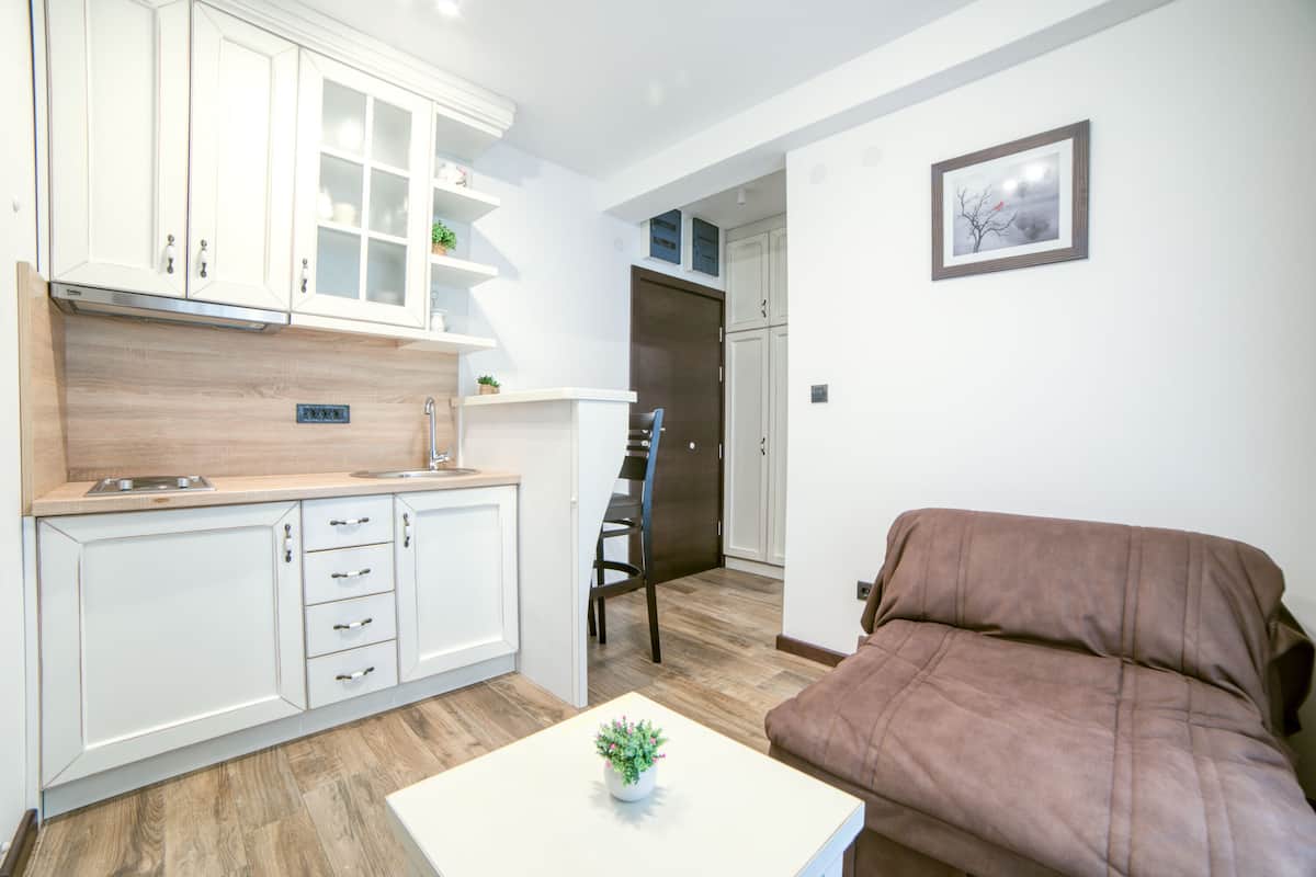 Appartement, 1 slaapkamer | Woonruimte | Een flatscreentelevisie