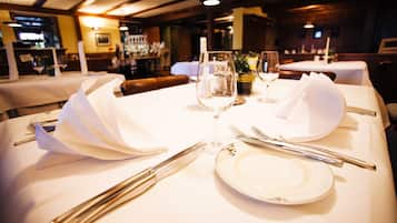 Lunch, dinner served; German cuisine, garden views