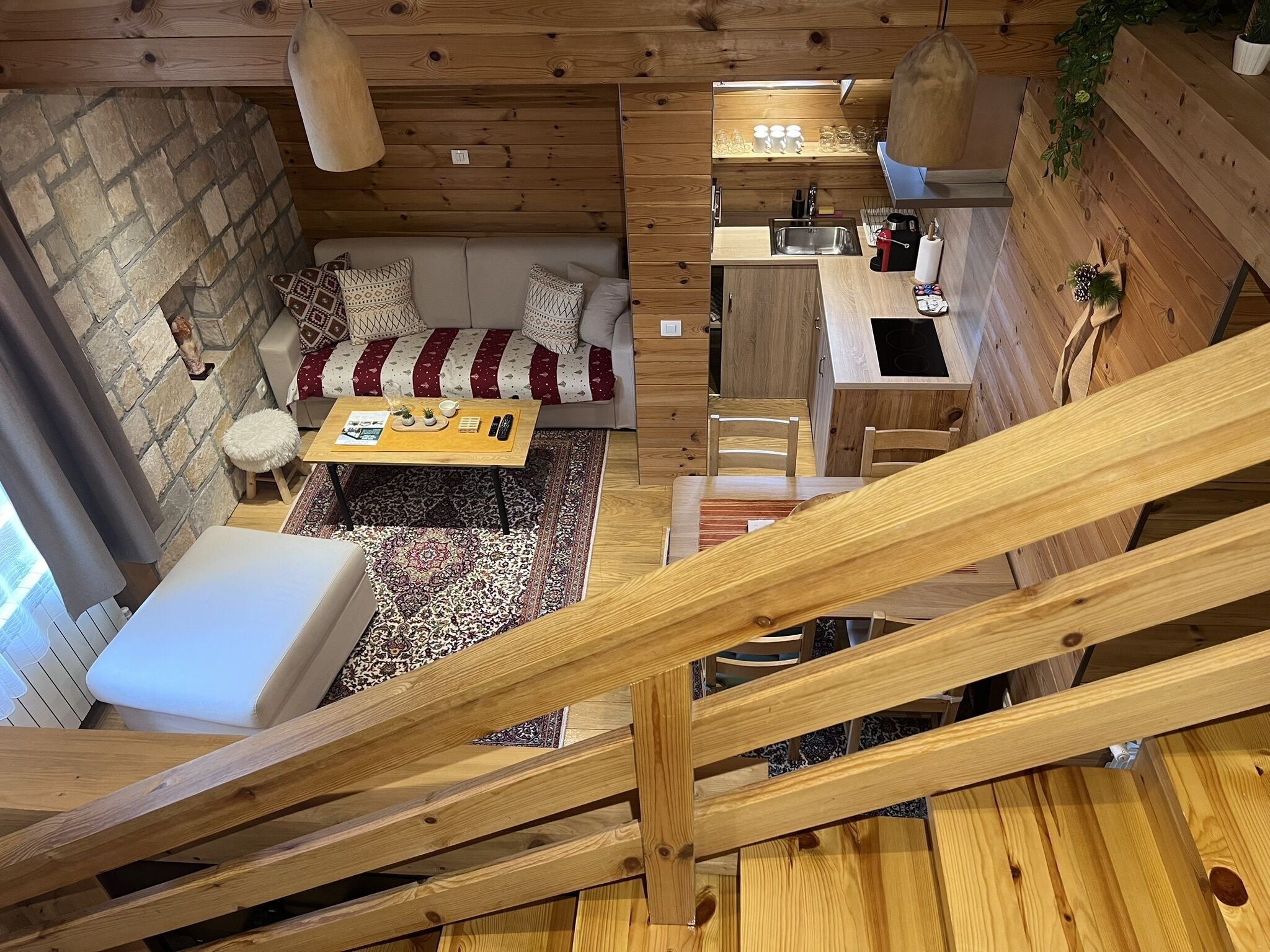 Family Duplex, Non Smoking, Mountain View | Private kitchen | Mini-fridge, coffee/tea maker, electric kettle, paper towels