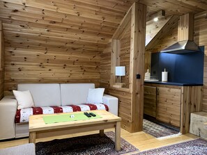 Panoramic Apartment, 1 Bedroom, Non Smoking, Mountain View | Living room | 50-inch Smart TV with satellite channels, TV, Netflix - Chalet Kolasin Montenegro (Kolašin)