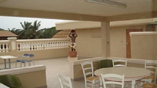 Interior entrance