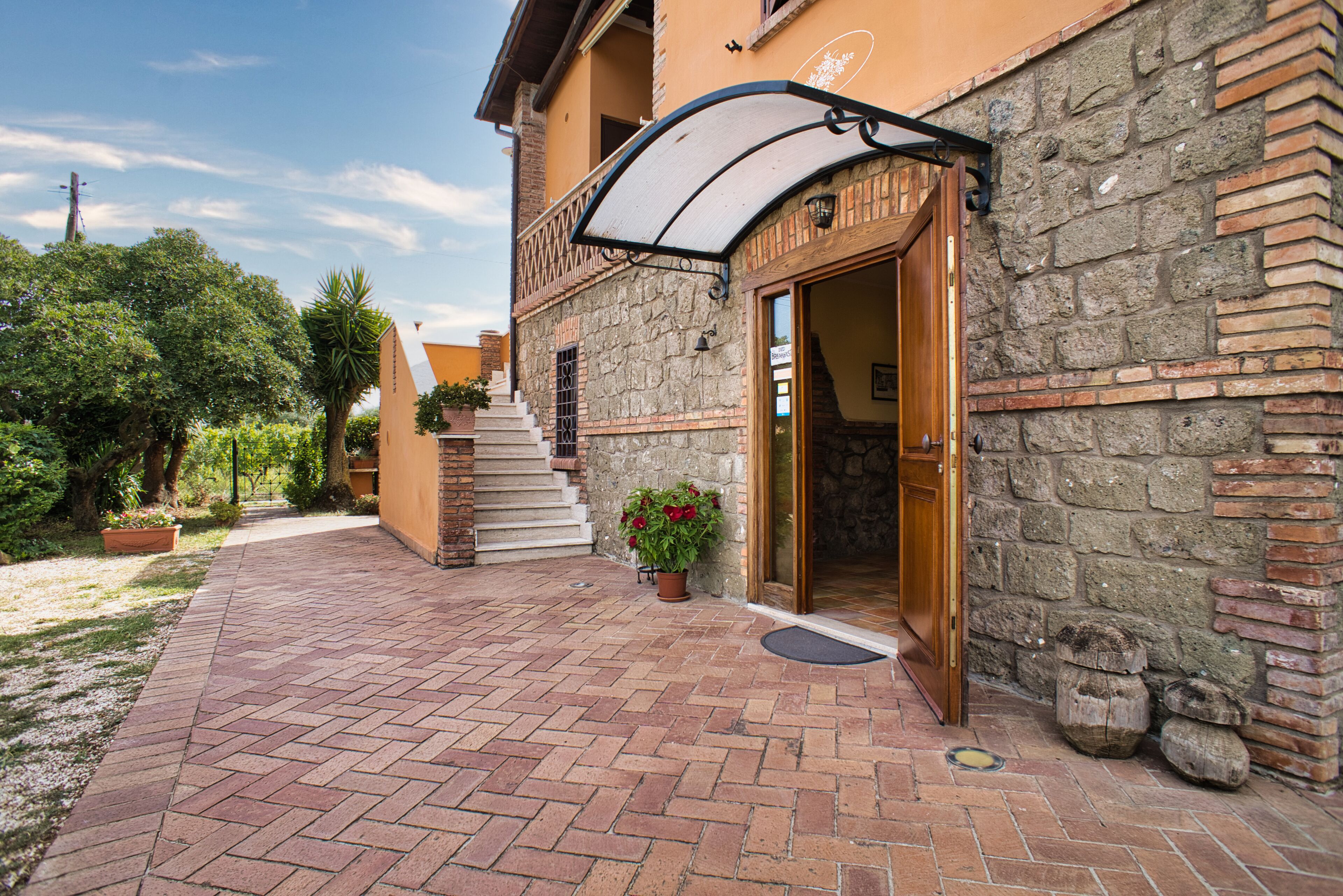 Façade de l’hébergement